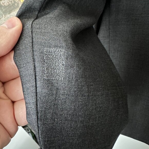 SUITSUPPLY Lazio INT Solid Grey Vitale Cloth Super 110s Wool Sz 40 R Mens Suit - Picture 10 of 10